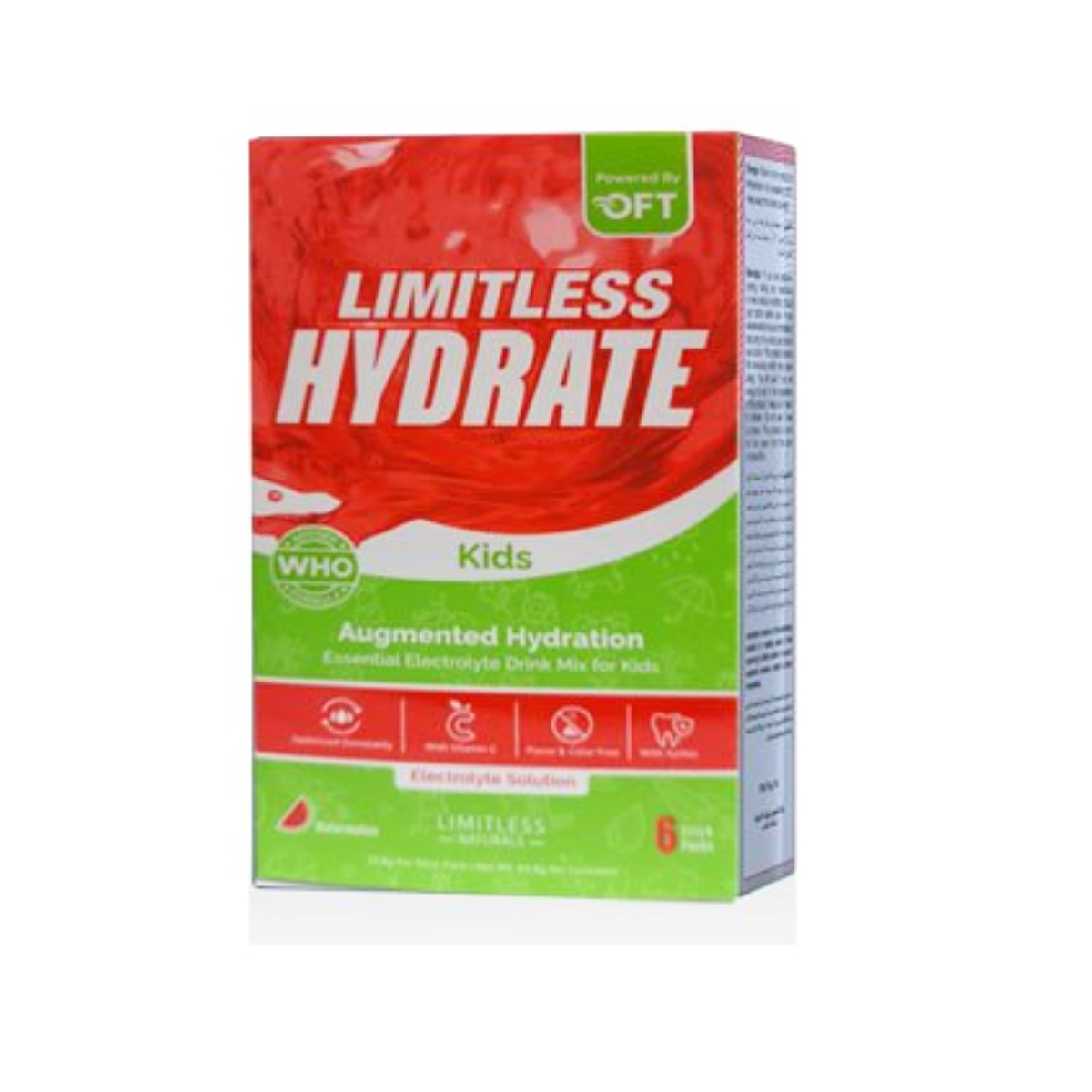 LIMITLESS HYDRATE KIDS 6 PACKS
