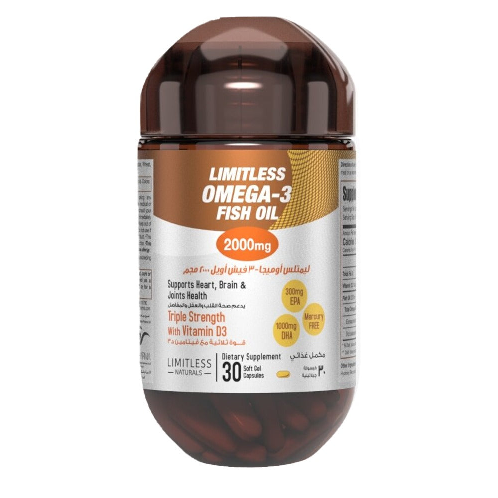 LIMITLESS OMEGA-3 30 TAB