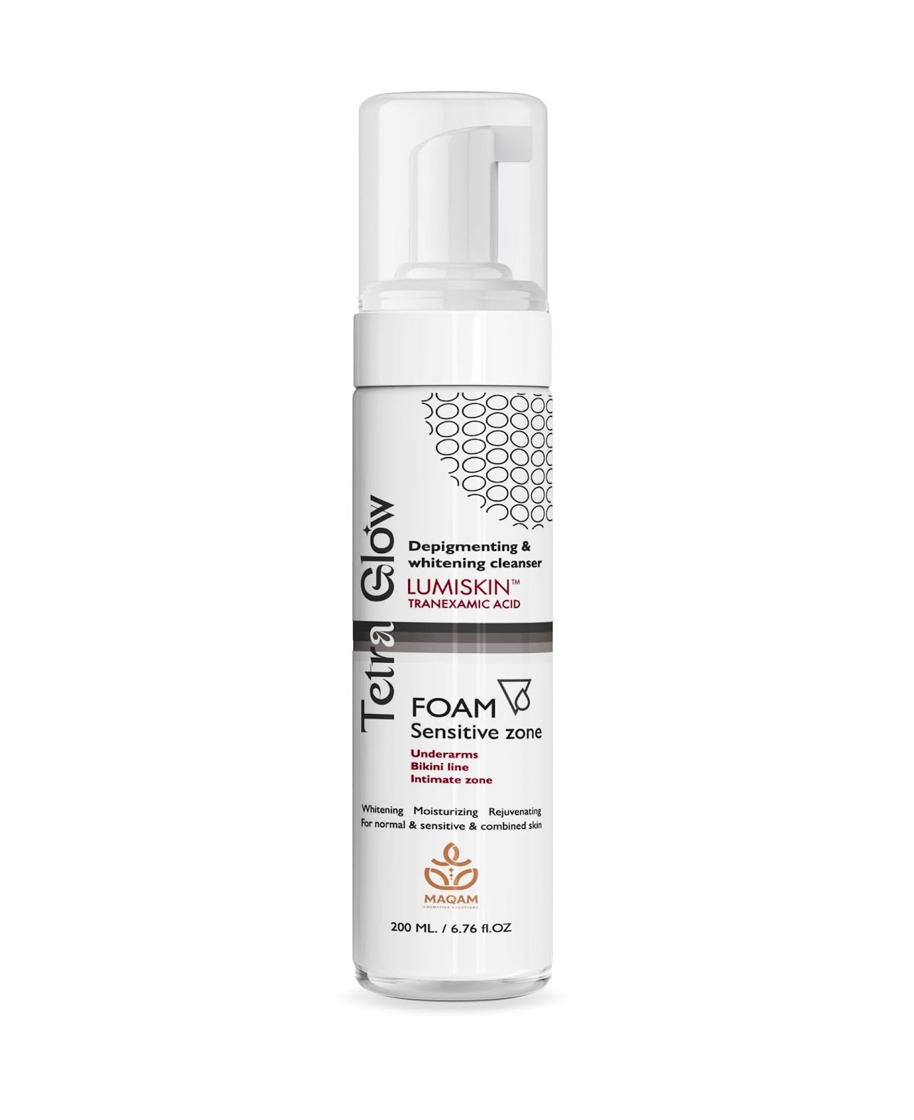 TETRA GLOW SENSTIVE AREA FOAM CLEANSER